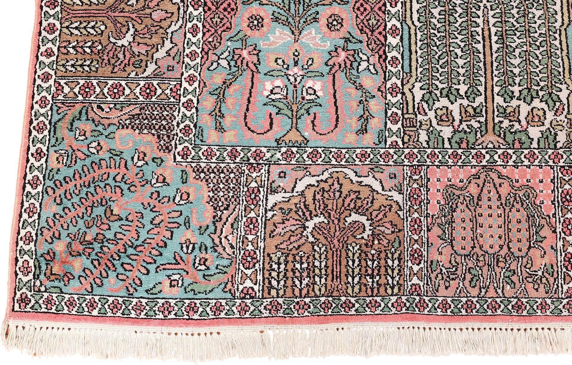 Kashmir Oriental Rug 350 × 280 cm, silk, hand-knotted — view 5