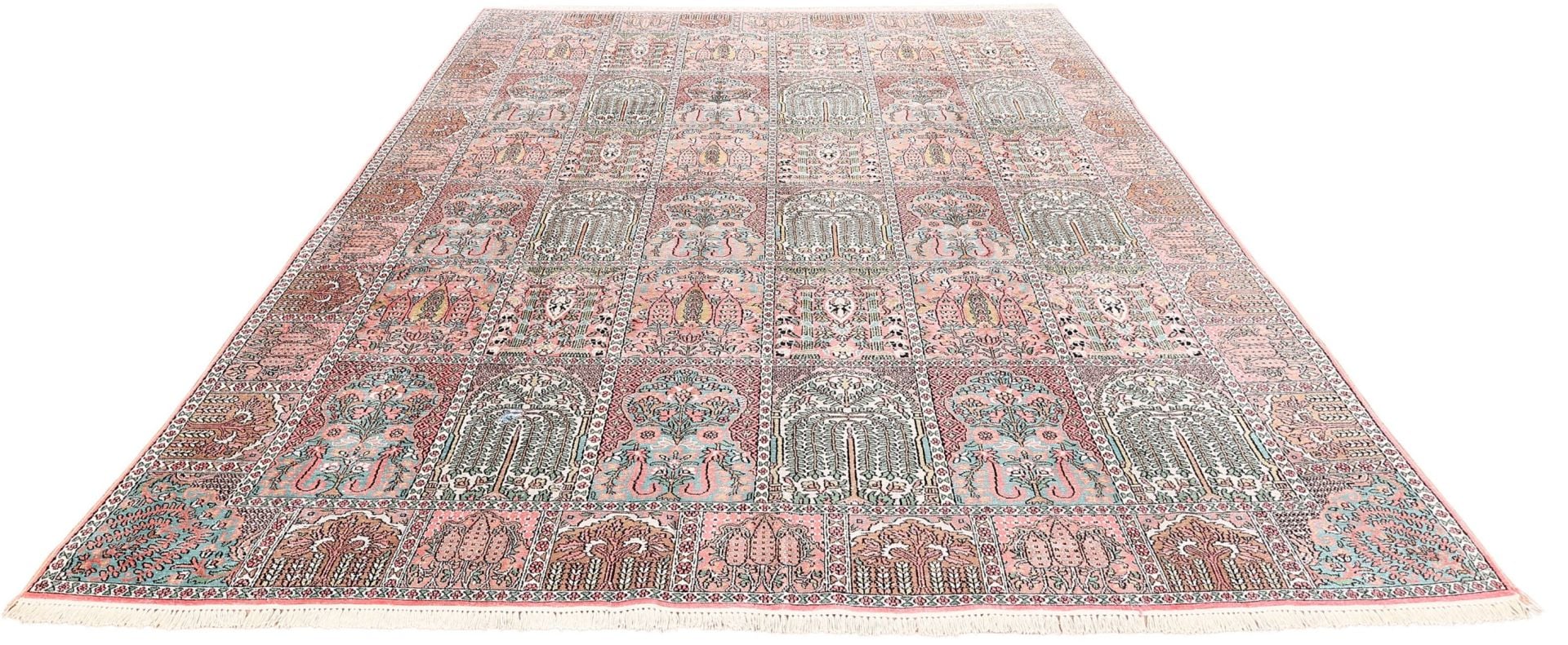 Kashmir Oriental Rug 350 × 280 cm, silk, hand-knotted — view 2