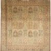 Kashmir Oriental Rug 299 × 281 cm, silk, hand-knotted