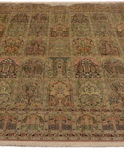 Kashmir Oriental Rug 299 × 281 cm, silk, hand-knotted — view 2