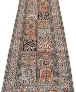 Kashmir Oriental Rug 241 × 76 cm, silk, hand-knotted — view 7