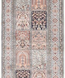 Kashmir Oriental Rug 241 × 76 cm, silk, hand-knotted