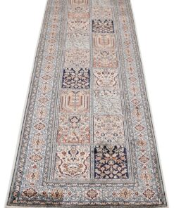 Kashmir Oriental Rug 241 × 76 cm, silk, hand-knotted — view 2