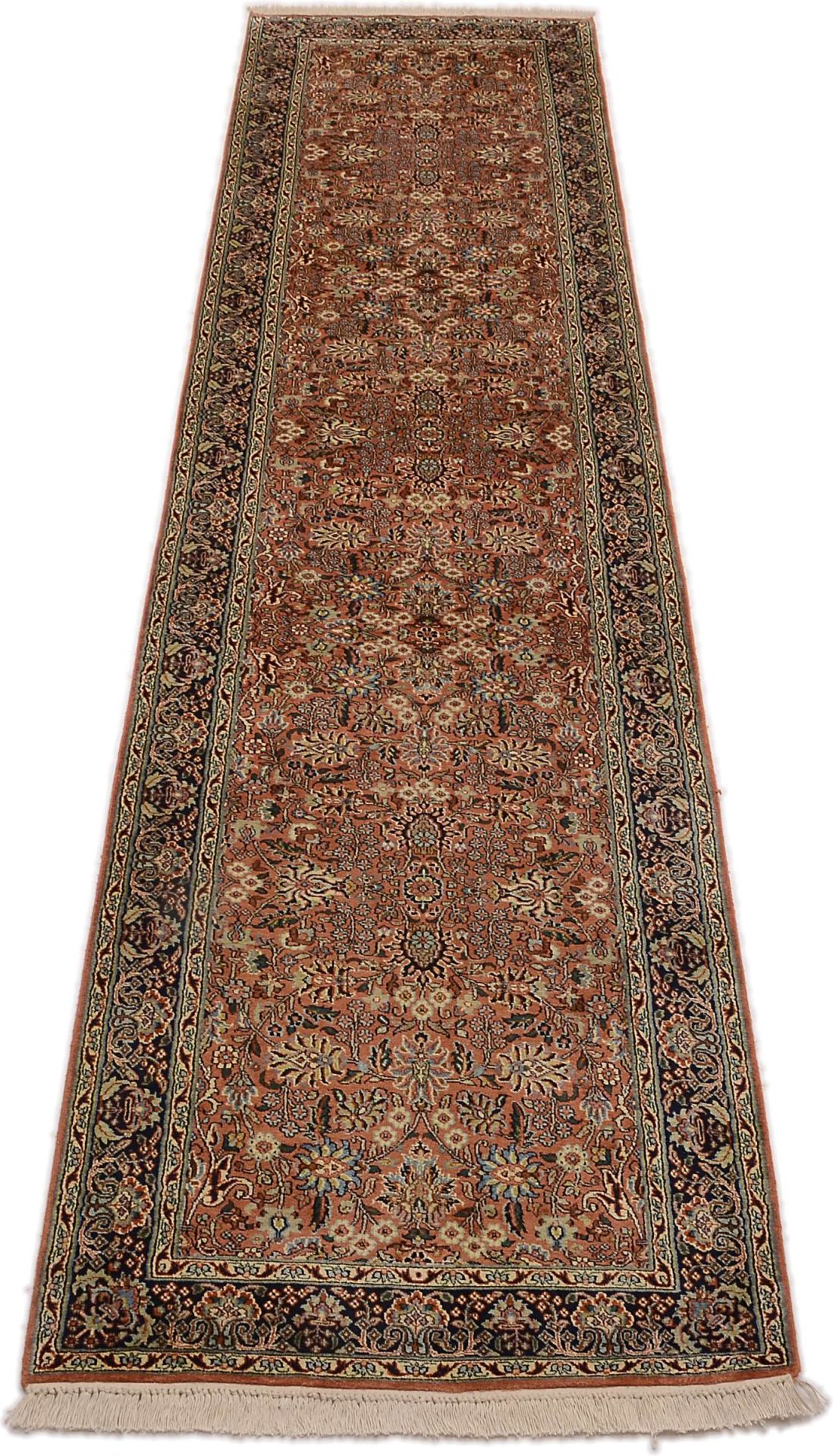 Kashmir Oriental Rug 340 × 80 cm, silk, hand-knotted — view 2