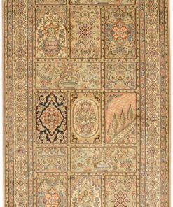 Kashmir Oriental Rug 310 × 82 cm, silk, hand-knotted