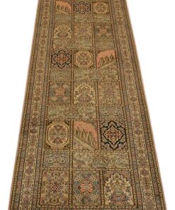 Kashmir Oriental Rug 310 × 82 cm, silk, hand-knotted — view 2
