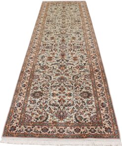 Kashmir Oriental Rug 303 × 83 cm, silk, hand-knotted — view 7
