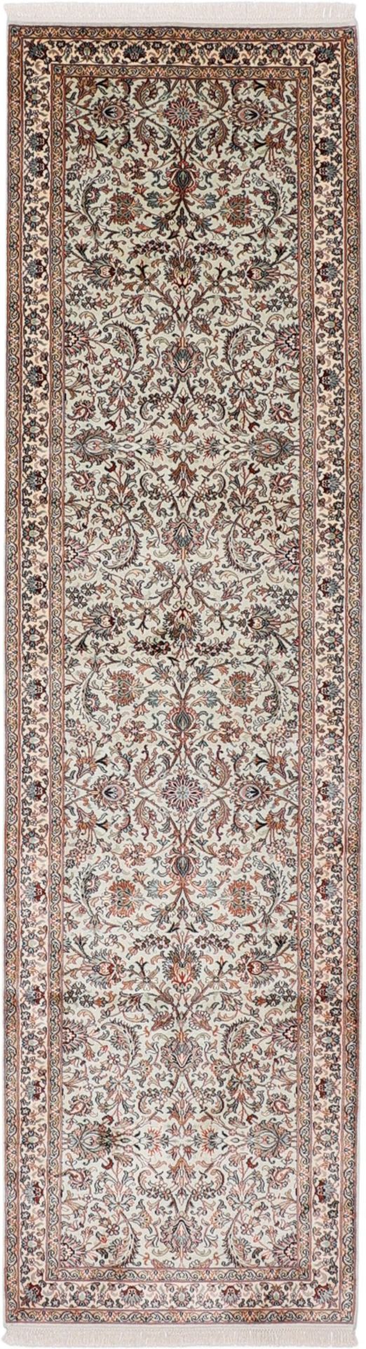 Kashmir Oriental Rug 303 × 83 cm, silk, hand-knotted