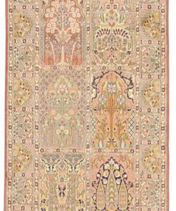 Kashmir Oriental Rug 303 × 88 cm, silk, hand-knotted