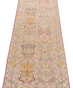 Kashmir Oriental Rug 303 × 88 cm, silk, hand-knotted — view 3