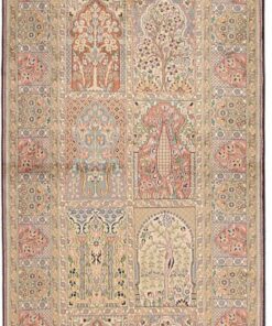 Kashmir Oriental Rug 313 × 95 cm, silk, hand-knotted