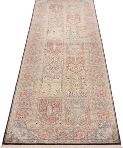Kashmir Oriental Rug 313 × 95 cm, silk, hand-knotted — view 3