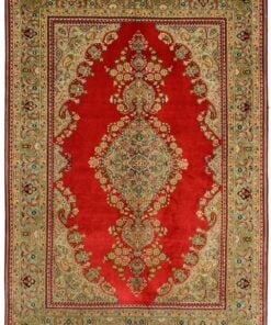 Kashmir Oriental Rug 197 × 137 cm, silk, hand-knotted