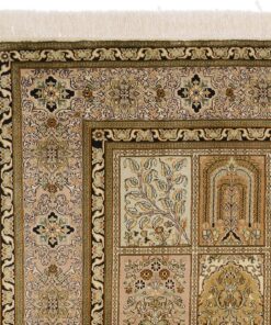 Kashmir Oriental Rug 222 × 148 cm, silk, hand-knotted — view 6
