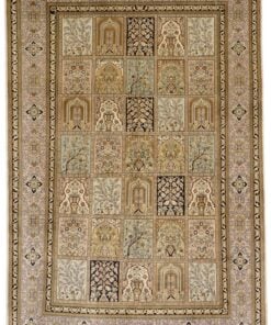 Kashmir Oriental Rug 222 × 148 cm, silk, hand-knotted