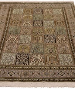 Kashmir Oriental Rug 222 × 148 cm, silk, hand-knotted — view 2