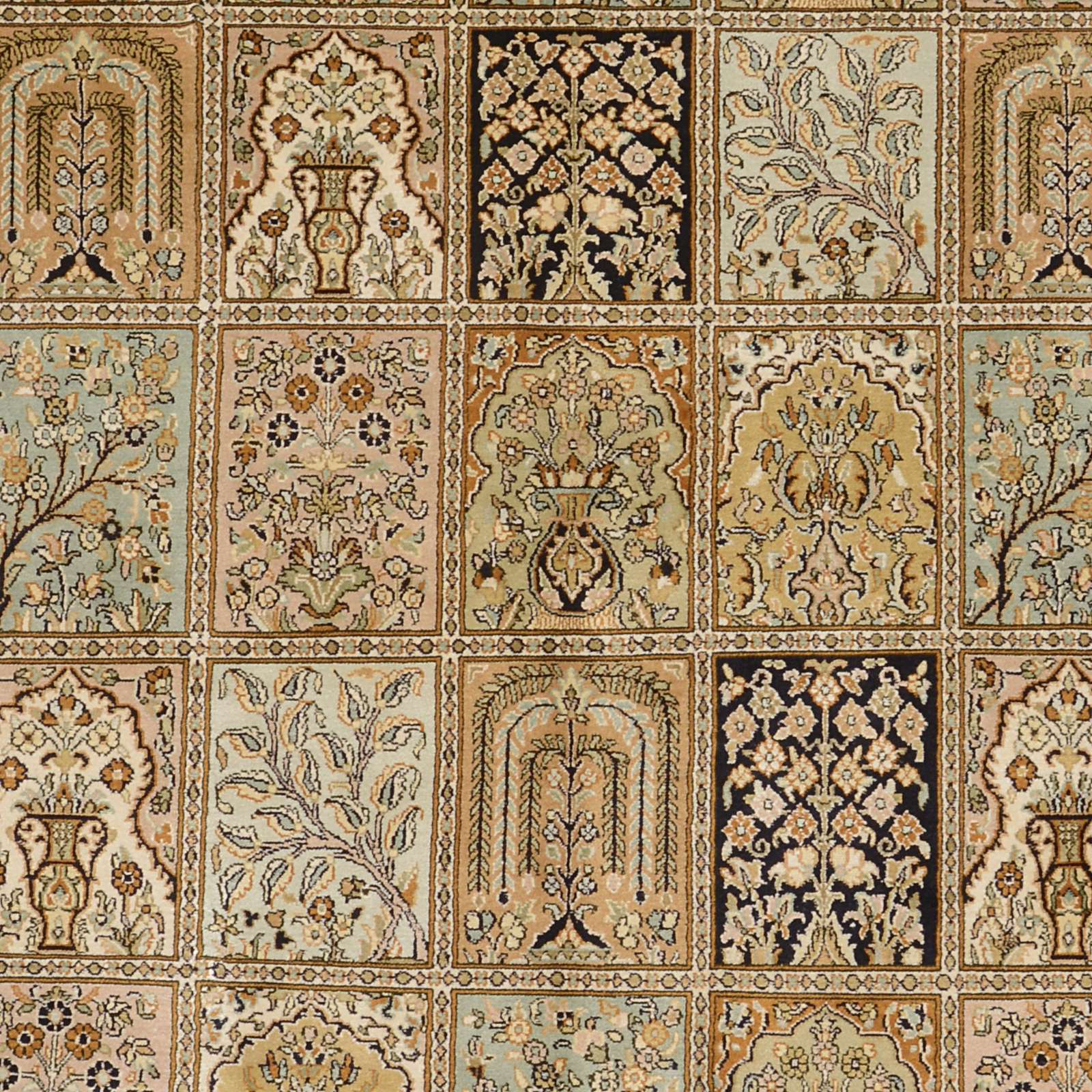 Kashmir Oriental Rug 222 × 148 cm, silk, hand-knotted — view 5