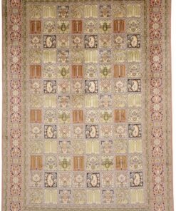 Kashmir Oriental Rug 282 × 185 cm, silk, hand-knotted