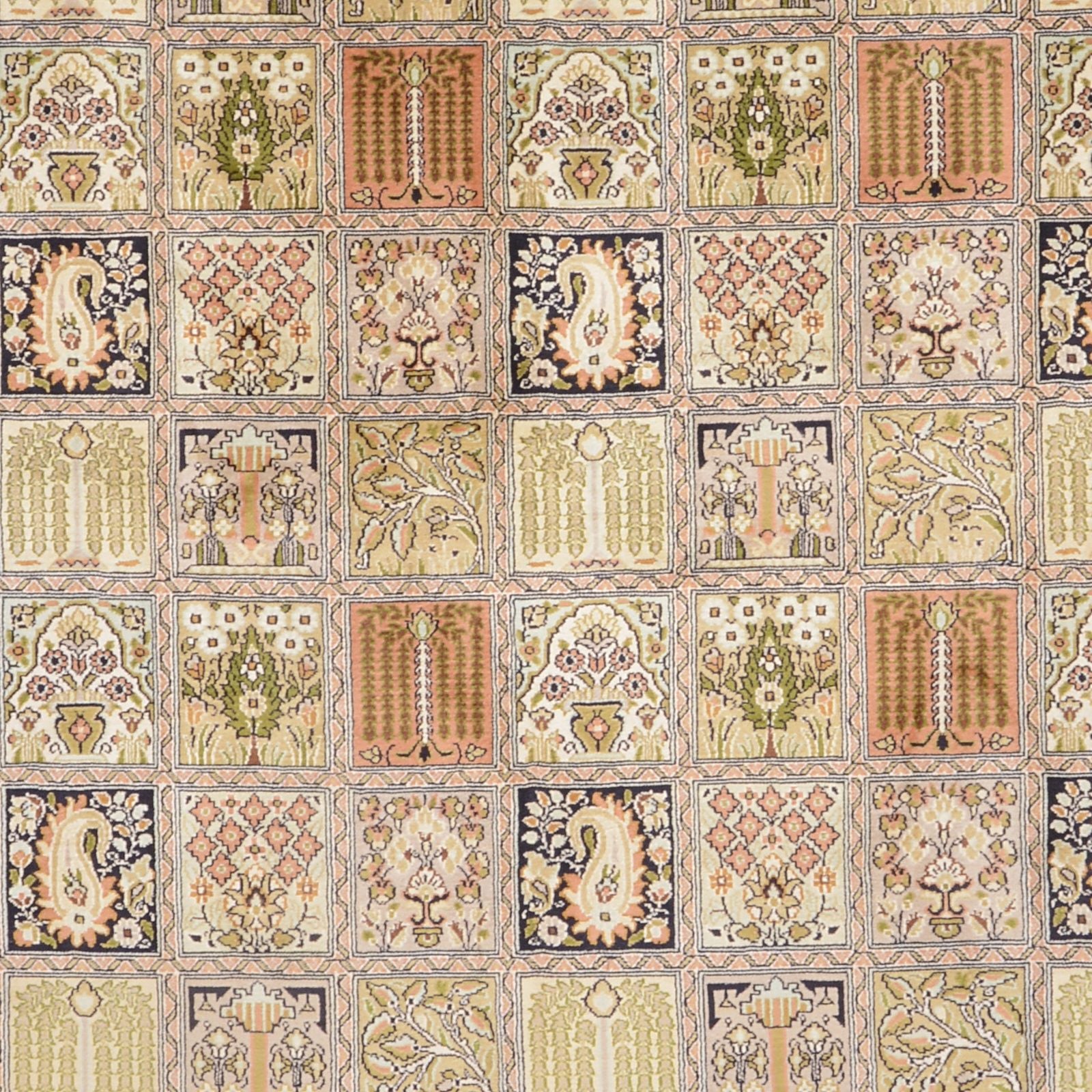 Kashmir Oriental Rug 282 × 185 cm, silk, hand-knotted — view 5