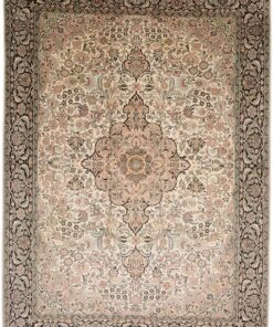 Kashmir Oriental Rug 264 × 188 cm, silk, hand-knotted