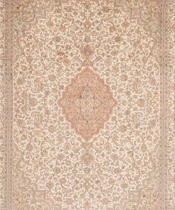 Kashmir Oriental Rug 284 × 203 cm, silk, hand-knotted — view 6