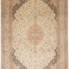 Kashmir Oriental Rug 298 × 205 cm, silk, hand-knotted
