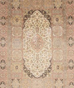 Kashmir Oriental Rug 305 × 210 cm, silk, hand-knotted — view 6