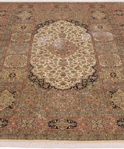 Kashmir Oriental Rug 305 × 210 cm, silk, hand-knotted — view 2