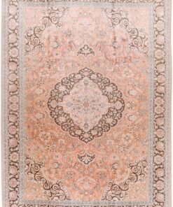 Kashmir Oriental Rug 312 × 214 cm, wool & silk, hand-knotted