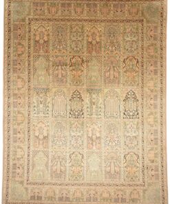Kashmir Oriental Rug 320 × 243 cm, silk, hand-knotted