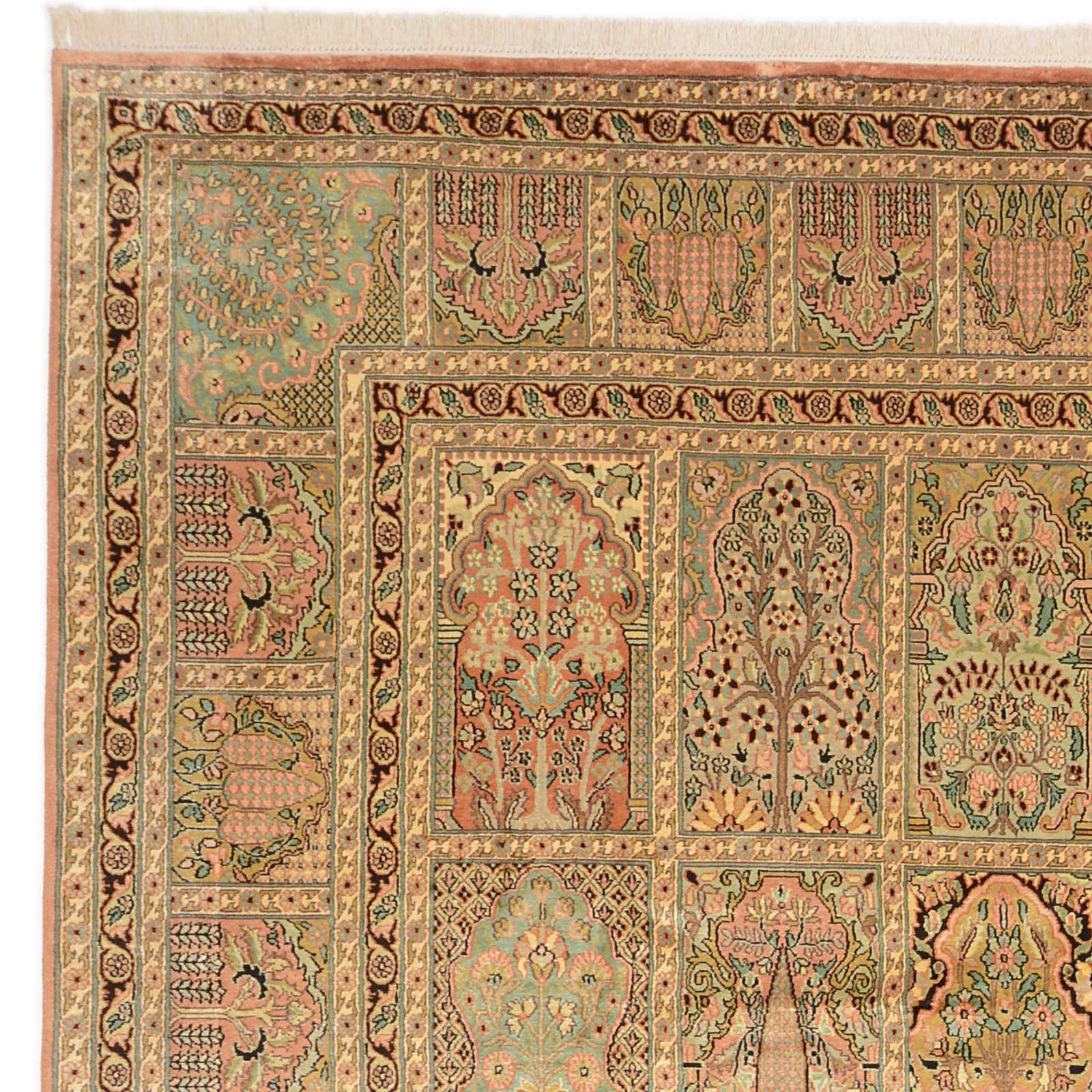 Kashmir Oriental Rug 320 × 243 cm, silk, hand-knotted — view 5