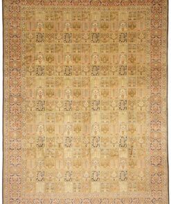 Kashmir Oriental Rug 343 × 246 cm, silk, hand-knotted