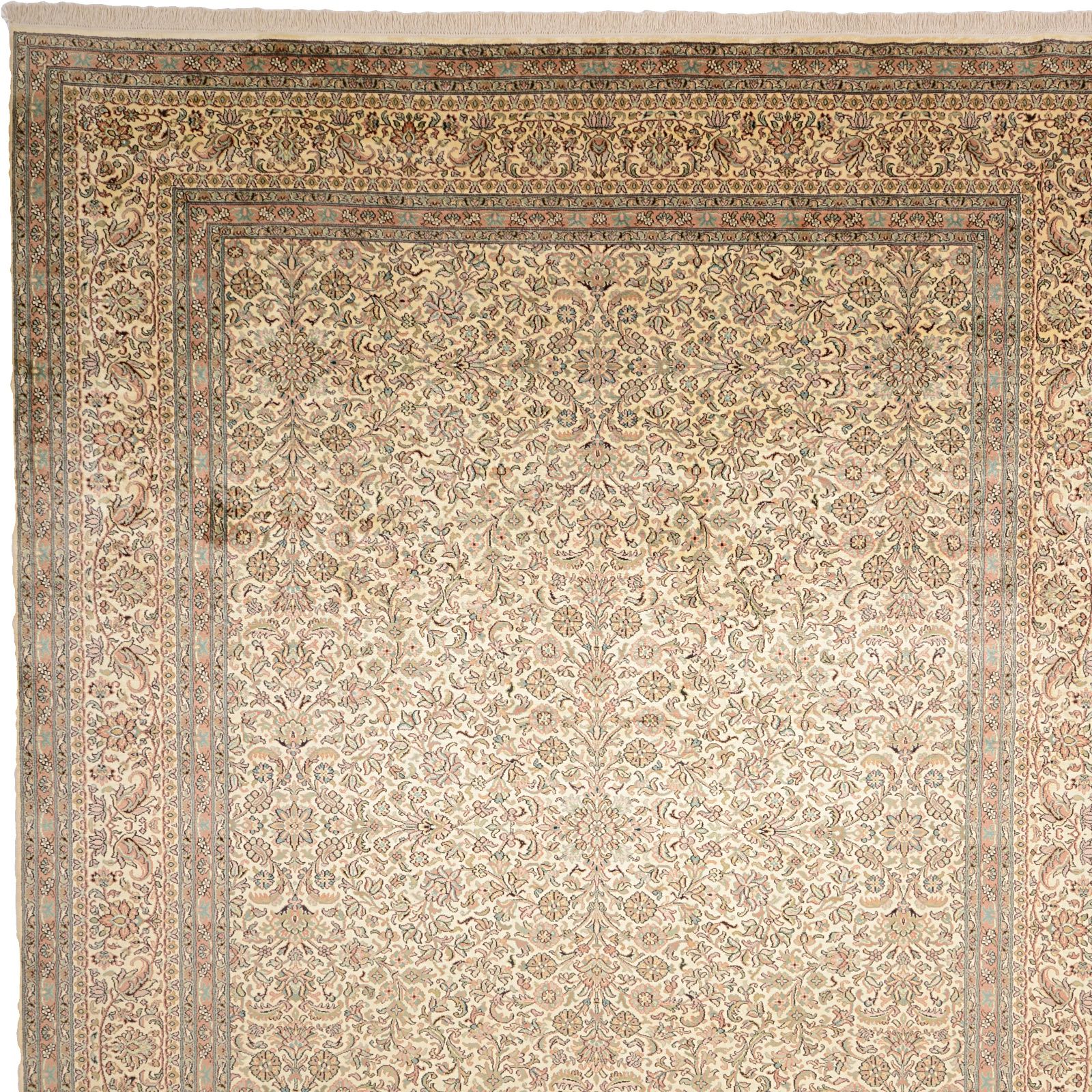 Kashmir Oriental Rug 337 × 249 cm, silk, hand-knotted — view 6