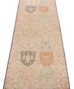Kashmir Oriental Rug 365 × 82 cm, silk, hand-knotted — view 3