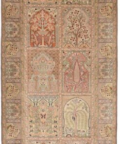 Kashmir Oriental Rug 298 × 94 cm, silk, hand-knotted