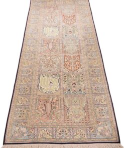 Kashmir Oriental Rug 308 × 94 cm, silk, hand-knotted — view 3