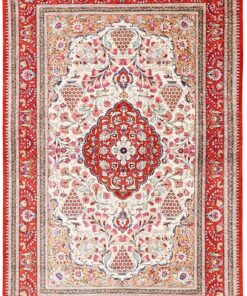 Qom Persian Rug 151 × 100 cm, silk, hand-knotted