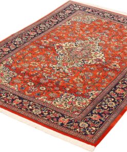 Qom Persian Rug 200 × 135 cm, wool & silk, hand-knotted — view 3