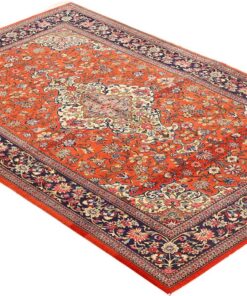 Qom Persian Rug 200 × 135 cm, wool & silk, hand-knotted — view 4