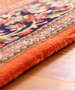 Qom Persian Rug 200 × 135 cm, wool & silk, hand-knotted — view 6
