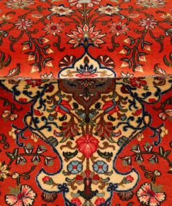 Qom Persian Rug 200 × 135 cm, wool & silk, hand-knotted — view 8