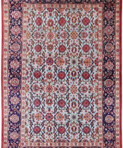 Qom Persian Rug 200 × 135 cm, silk, hand-knotted