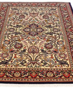 Qom Persian Rug 219 × 135 cm, wool & silk, hand-knotted — view 2