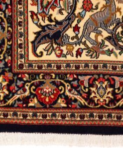 Qom Persian Rug 219 × 135 cm, wool & silk, hand-knotted — view 5