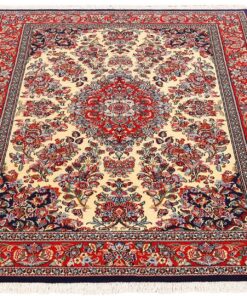 Qom Persian Rug 207 × 140 cm, wool & silk, hand-knotted — view 2