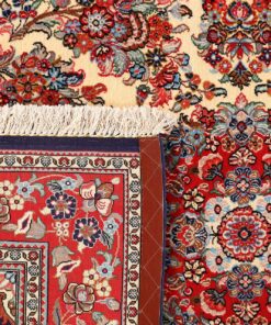 Qom Persian Rug 207 × 140 cm, wool & silk, hand-knotted — view 7