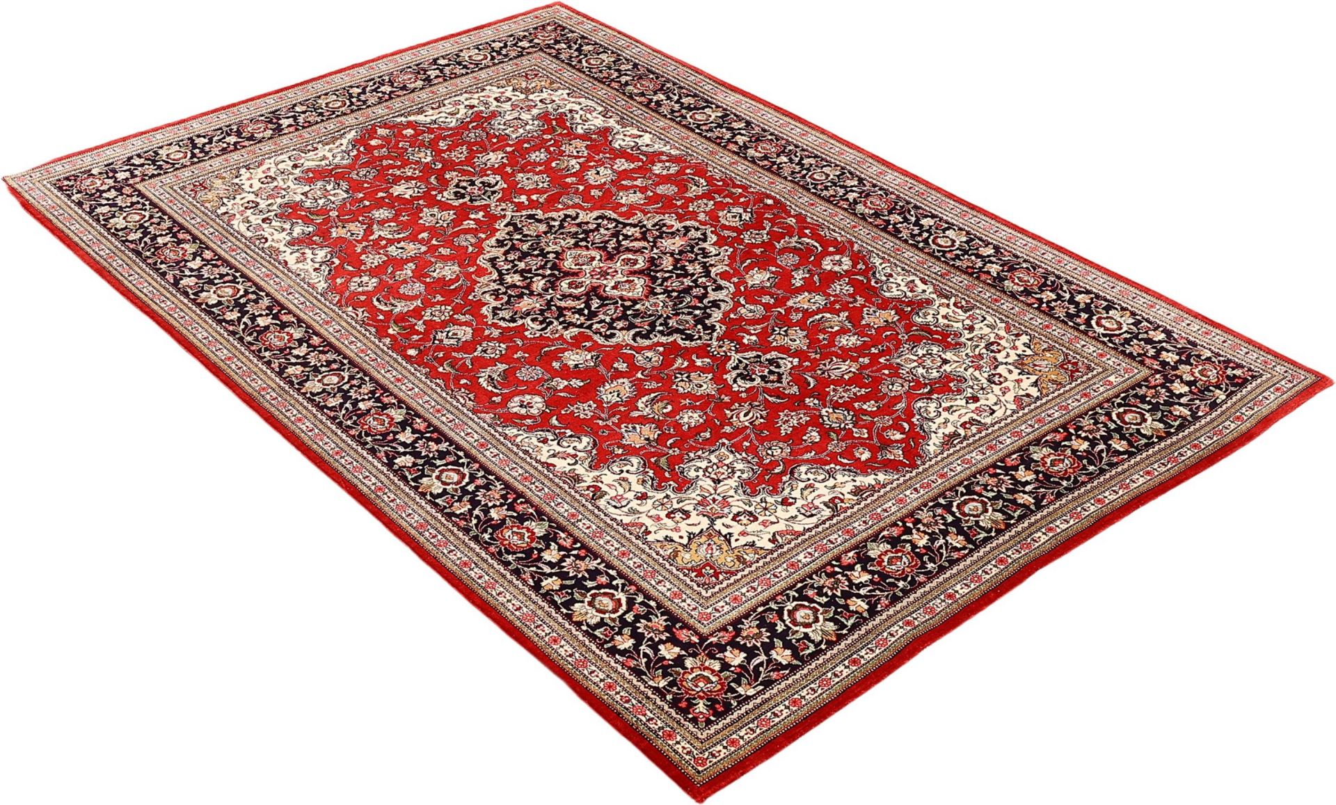 Qom Persian Rug 218 × 140 cm, silk, hand-knotted — view 4