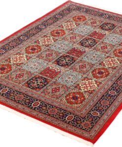 Qom Persian Rug 201 × 148 cm, wool & silk, hand-knotted — view 3