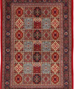 Qom Persian Rug 201 × 148 cm, wool & silk, hand-knotted