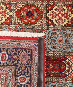 Qom Persian Rug 201 × 148 cm, wool & silk, hand-knotted — view 7